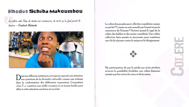 Rhode Makoumbou in «Les 7...» (za 26 okt 2013) • Knipsel 2/2