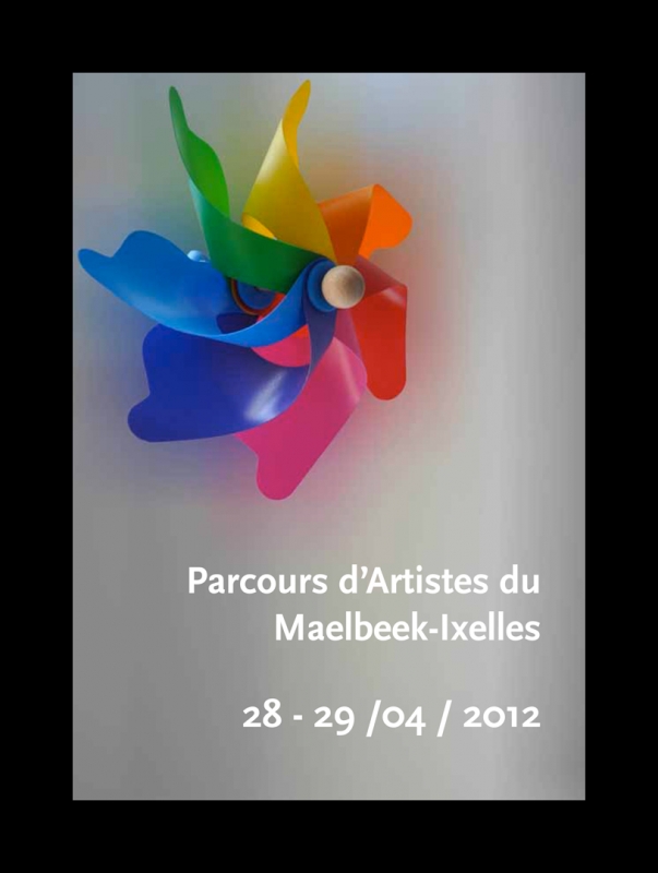 Rhode Makoumbou in «Parcours d’Artistes du Maelbeek-Ixelles» (za 28 apr 2012) • Knipsel 1/2