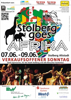 «Stolberg goes Afrika» @ Banque Sparkasse, Stolberg, Allemagne (Juin 2013)