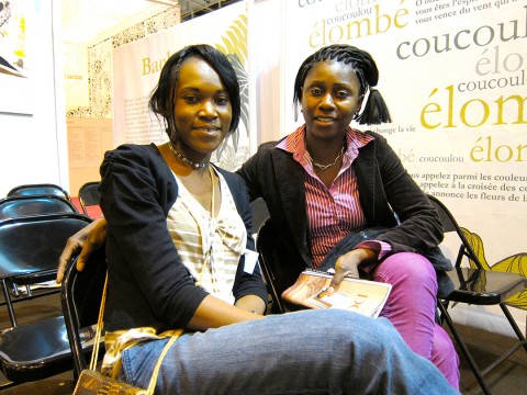 19 maart 2011 › Meryll Mezath (critique littéraire congolaise) et Rhode Makoumbou.