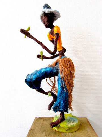 Rhode Makoumbou › Sculpture : «Le danseur» (2005) • ID › 265