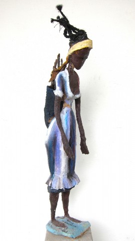 Rhode Makoumbou › Sculpture : «Le mponzi» • ID › 244